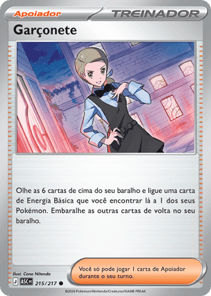 Carta GarçoneteWaitress