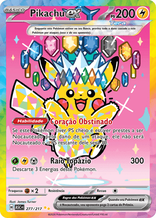 Carta Pikachu ex