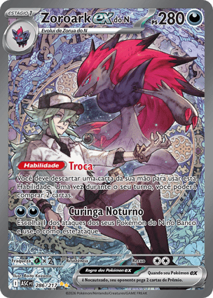 Carta Zoroark ex do NN's Zoroark ex