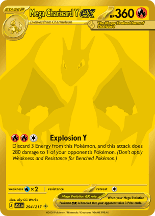 Carta Mega Charizard Y ex