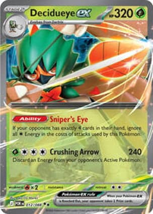 Carta Decidueye ex - 012/088