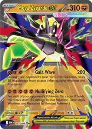 Carta Mega Zygarde ex - 047/088