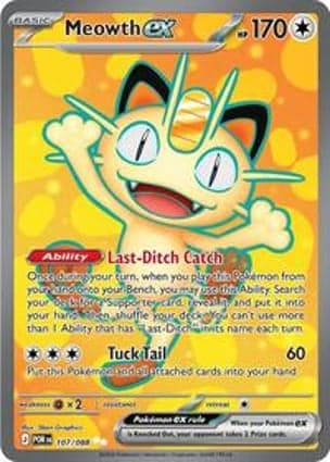 Carta Meowth ex - 107/088