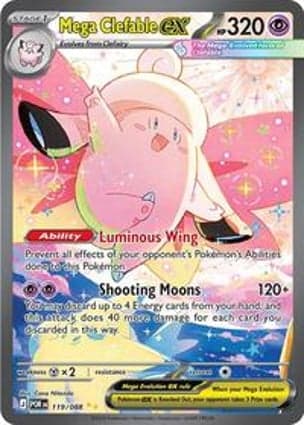 Carta Mega Clefable ex - 119/088