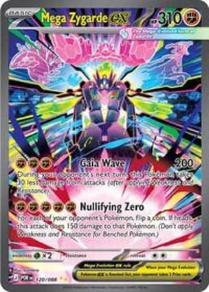 Carta Mega Zygarde ex - 120/088