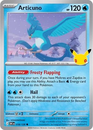 Carta Articuno