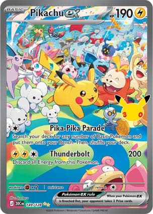 Carta Pikachu ex