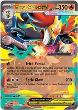Carta Mega Delphox ex