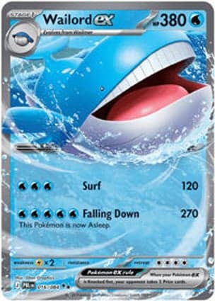 Carta Wailord ex