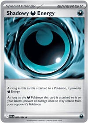 Carta Energia E SombriaShadowy Darkness Energy