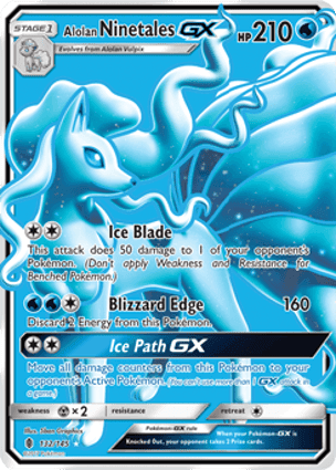 Carta Ninetales de Alola-GXAlolan Ninetales-GX