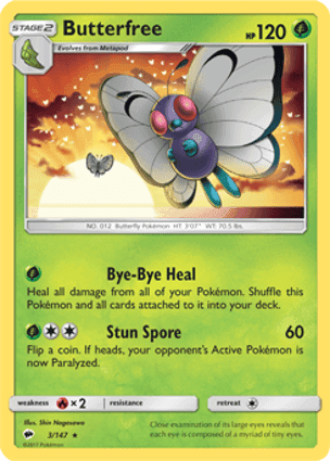 Carta Butterfree