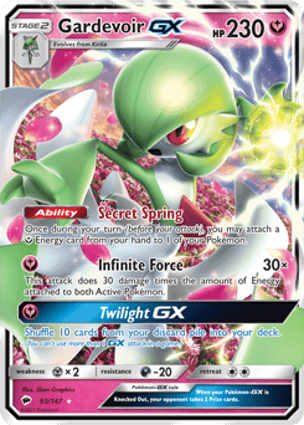 Carta Gardevoir-GX