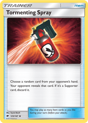 Carta Spray Atormentador
