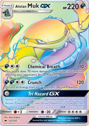 Carta Muk de Alola-GXAlolan Muk-GX
