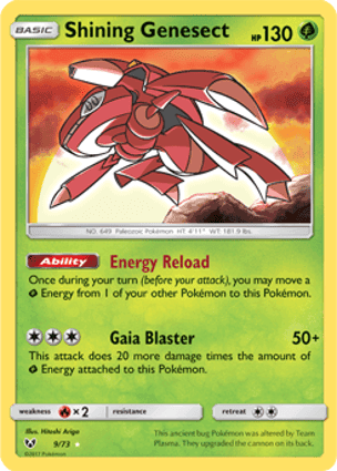 Carta Genesect Luminescente