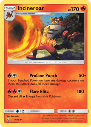 Carta Incineroar