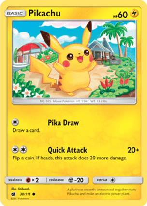 Carta Pikachu